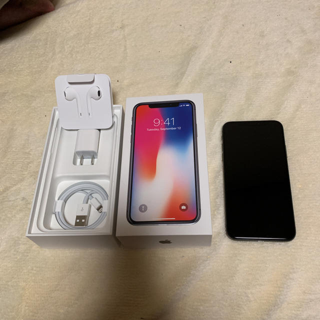 iPhoneX 64GB SGY Softbankスマートフォン本体