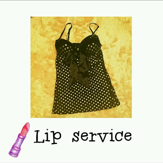 LIP SERVICE(リップサービス)の箔ドットコルセットキャミ レディースのトップス(キャミソール)の商品写真