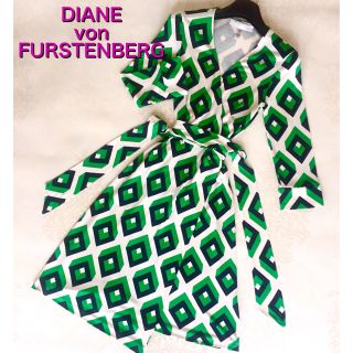 ダイアンフォンファステンバーグ(DIANE von FURSTENBERG)の【ヨッシー様専用】DIANEvonFURSTENBERG ワンピース サイズ4 (ひざ丈ワンピース)