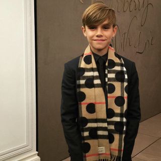 バーバリー(BURBERRY)のburberry マフラー ドット カシミヤ バーバリー チェック(マフラー)