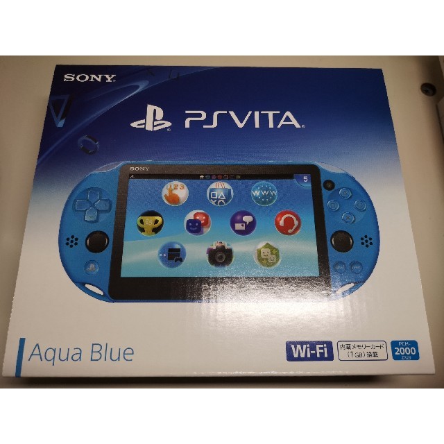 【美品】PlayStation Vita PCH-2000ZA23 アクアブルー