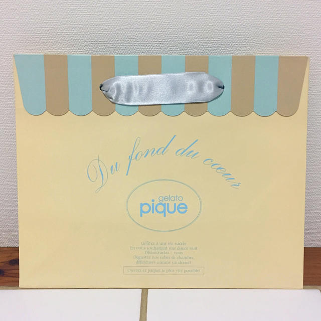 gelato pique(ジェラートピケ)のジェラートピケ ショッパー レディースのバッグ(ショップ袋)の商品写真