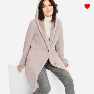 ユニクロ(UNIQLO)の【XS】UNIQLO ムートンタッチコート【新品】(ムートンコート)