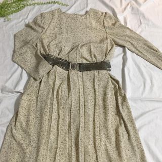 サンタモニカ(Santa Monica)のvintage＊ボタニカル＊ワンピース＊古着(ひざ丈ワンピース)