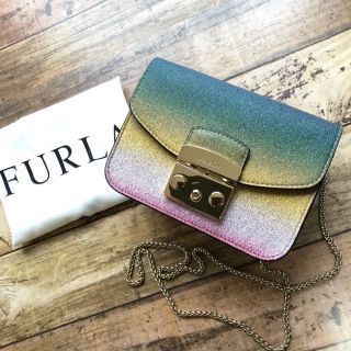 フルラ(Furla)の新品 フルラ メトロポリス グリッター レインボー✨ 限定数 日本未入荷 レア！(ショルダーバッグ)