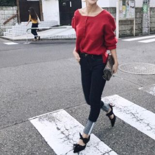 アメリヴィンテージ(Ameri VINTAGE)のAmeri Vintage 2WAY SCOOPED NECK KNIT(ニット/セーター)