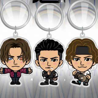 サンダイメジェイソウルブラザーズ(三代目 J Soul Brothers)の登坂広臣メタルキーホルダー セット(ミュージシャン)