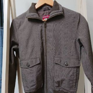 トップマン(TOPMAN)のTOP MAN グレンチェック ZIP-UPブルゾン(ブルゾン)