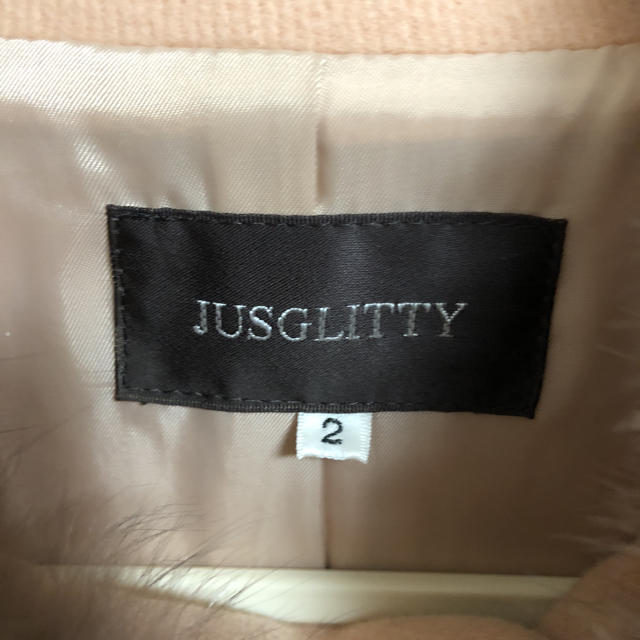 JUSGLITTY(ジャスグリッティー)のジャスグリッティー コート レディースのジャケット/アウター(ロングコート)の商品写真