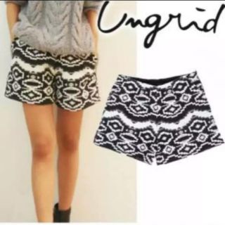 アングリッド(Ungrid)のungrid 柄 ショートパンツ(ショートパンツ)