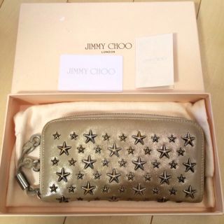 ジミーチュウ(JIMMY CHOO)のJIMMY CHOO 長財布 ゴールド(財布)