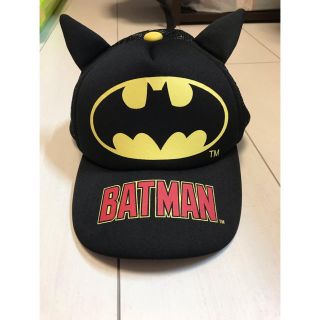 【バットマン・BAT MAN】耳付き帽子・耳付きキャップ【頭囲52センチ】(帽子)