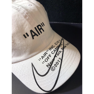 ナイキ(NIKE)の【White Air Cap】   Nike off-white にピッタリ‼︎(キャップ)