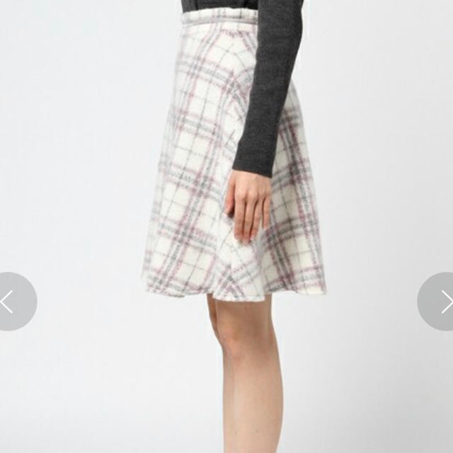 MISCH MASCH(ミッシュマッシュ)のチェックサーキュラースカート レディースのスカート(ひざ丈スカート)の商品写真
