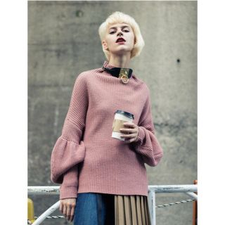 アメリヴィンテージ(Ameri VINTAGE)の期間限定！Ameri ☆ DROP PUFF SLEEVE KNIT(ニット/セーター)