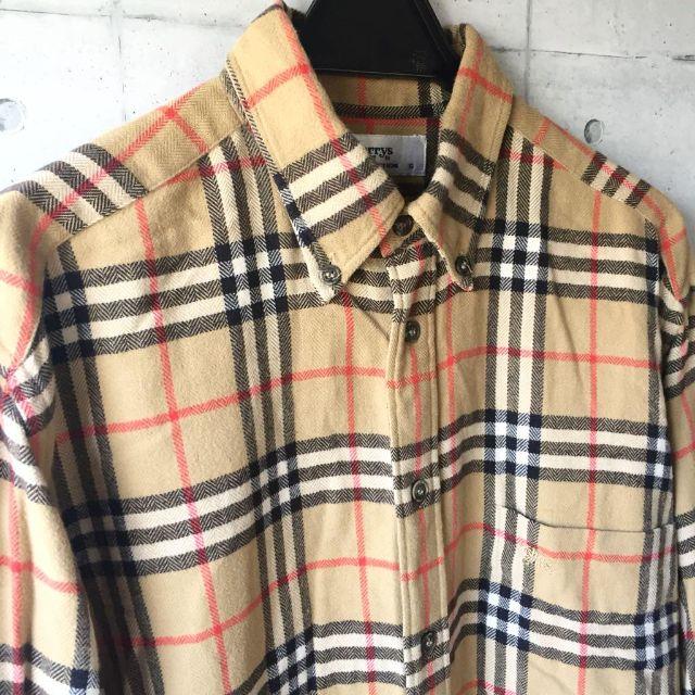 BURBERRY - 超希少 【ネルシャツ】 バーバリー チェックシャツ 大きめ