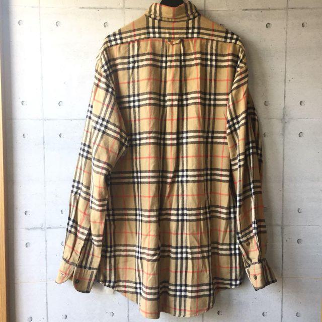 BURBERRY - 超希少 【ネルシャツ】 バーバリー チェックシャツ 大きめ