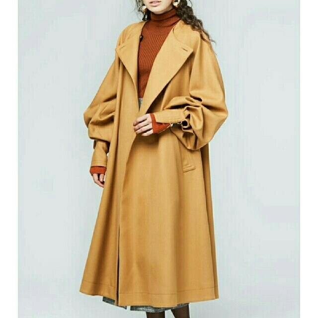 2022正規激安】 みっこ 新品 タグ付き ELIN ノーカラーコート18AW