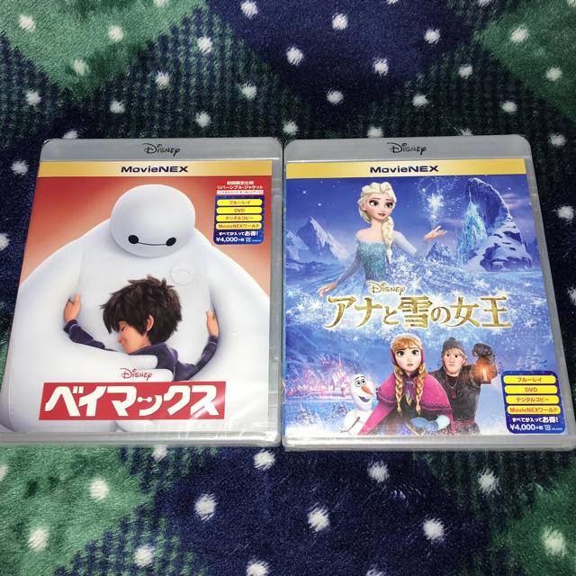 Disney(ディズニー)のアナと雪の女王 ベイマックス DVD ブルーレイ デジタルコピー  エンタメ/ホビーのDVD/ブルーレイ(キッズ/ファミリー)の商品写真