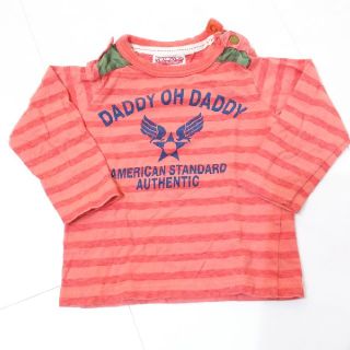 ダディオーダディー(daddy oh daddy)のdaddy oh daddy   90㎝ ロンT  サーモンピンク(Tシャツ/カットソー)