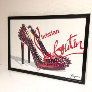 クリスチャンルブタン(Christian Louboutin)のクリスチャンルブタン♡パンプス ポスターアート♡インテリア(フォトフレーム)