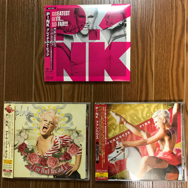 P!NK アルバム3枚セット エンタメ/ホビーのCD(ポップス/ロック(洋楽))の商品写真