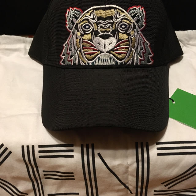 KENZO(ケンゾー)の新品 KENZOタイガーキャップ ブラック レディースの帽子(キャップ)の商品写真