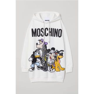 モスキーノ(MOSCHINO)のh&m moschino フーデットワンピース S(ひざ丈ワンピース)