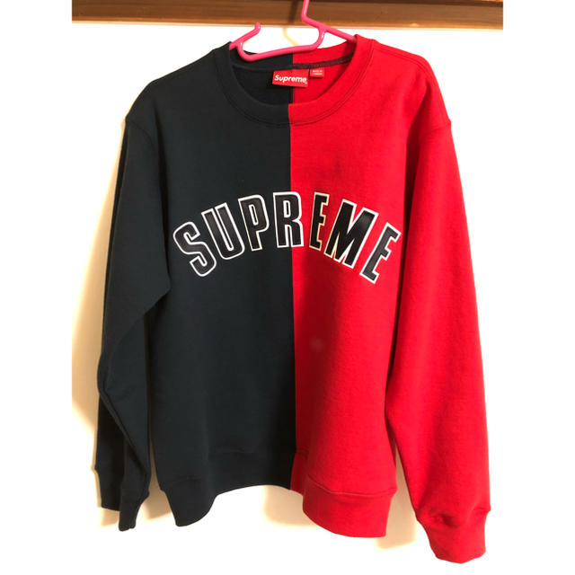 supreme split crew neck shirt