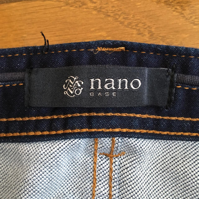 nano・universe(ナノユニバース)のナノユニバース テーパードデニム ストレッチ インディゴブルー M 美品  メンズのパンツ(デニム/ジーンズ)の商品写真