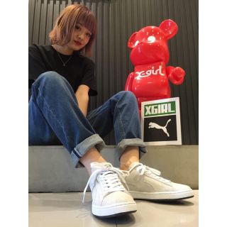 エックスガール(X-girl)のふるふる様専用★X-girl PUMA SUEDE WHITE PACK(スニーカー)