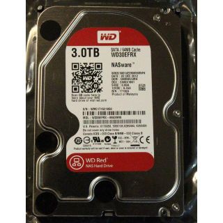 WD red WD30EFRX 3TB(PCパーツ)