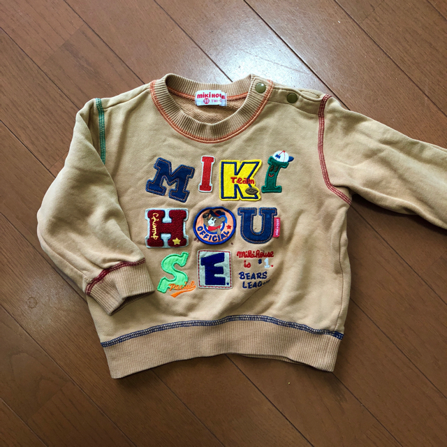 mikihouse(ミキハウス)のsae.様 80ミキハウス トレーナー キッズ/ベビー/マタニティのベビー服(~85cm)(トレーナー)の商品写真