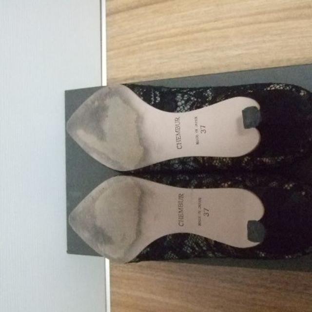 PELLICO(ペリーコ)の定価3.6万円　雑誌掲載人気　チェンバー　レースパンプス　37 レディースの靴/シューズ(ハイヒール/パンプス)の商品写真