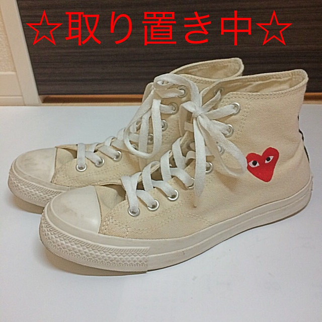 COMME des GARCONS - PLAY×コンバースコラボスニーカーの通販 by おすし's shop｜コムデギャルソンならラクマ