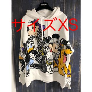 モスキーノ(MOSCHINO)のXS Moschino H&M モスキーノ パーカー スウェット ディズニー(パーカー)