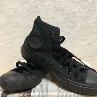 コンバース(CONVERSE)のくうちゃん様専用！未使用！コンバース ハイカット 黒(スニーカー)