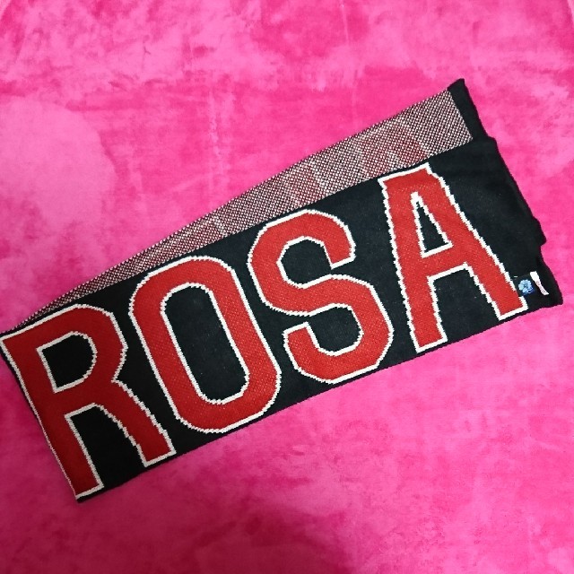 ALBA ROSA(アルバローザ)のALBAROSA●デカロゴマフラー● レディースのファッション小物(マフラー/ショール)の商品写真