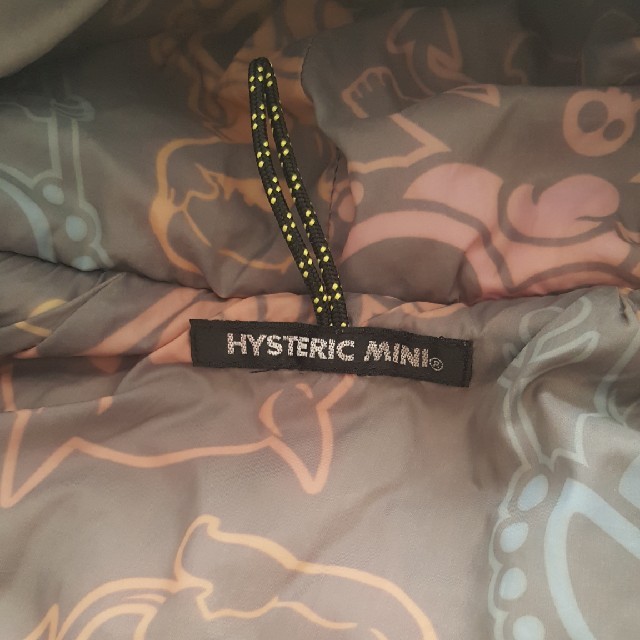 HYSTERIC MINI(ヒステリックミニ)のヒスミニ　ヒステリックミニ　ロンパース　ダウンジャケット　 キッズ/ベビー/マタニティのベビー服(~85cm)(ロンパース)の商品写真