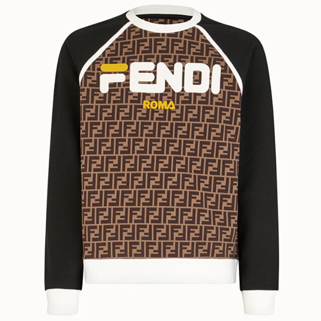 FENDI マルチカラーコットンジャージースウェットシャツ