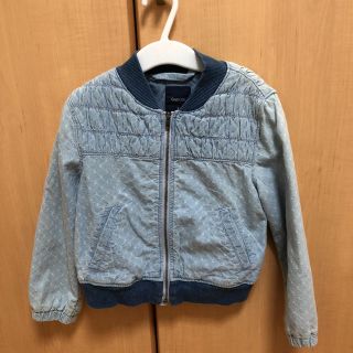 ギャップキッズ(GAP Kids)の送料込み美品GAPデニム風アウター☆110サイズ(ジャケット/上着)