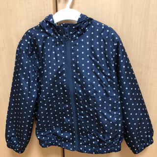 ギャップキッズ(GAP Kids)の送料込み美品GAPドット柄ナイロンジャンパー☆110サイズ(ジャケット/上着)