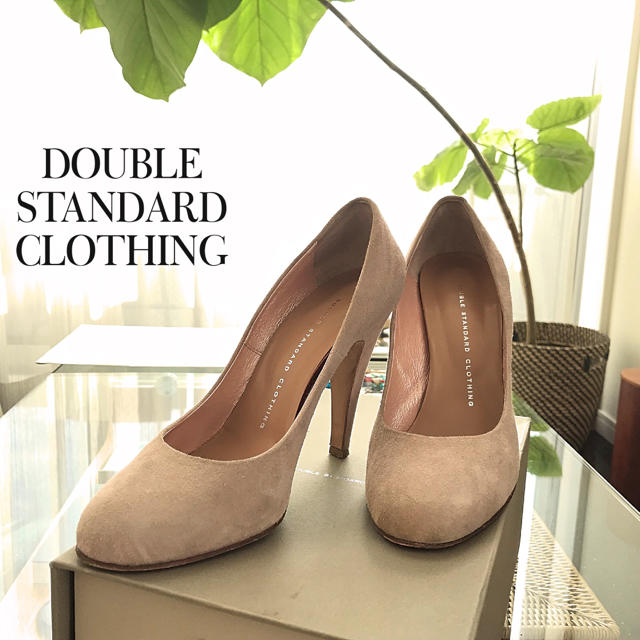 DOUBLE STANDARD CLOTHING(ダブルスタンダードクロージング)の【送料込】ダブルスタンダード スエード パンプス ハイヒール ベージュ レディースの靴/シューズ(ハイヒール/パンプス)の商品写真
