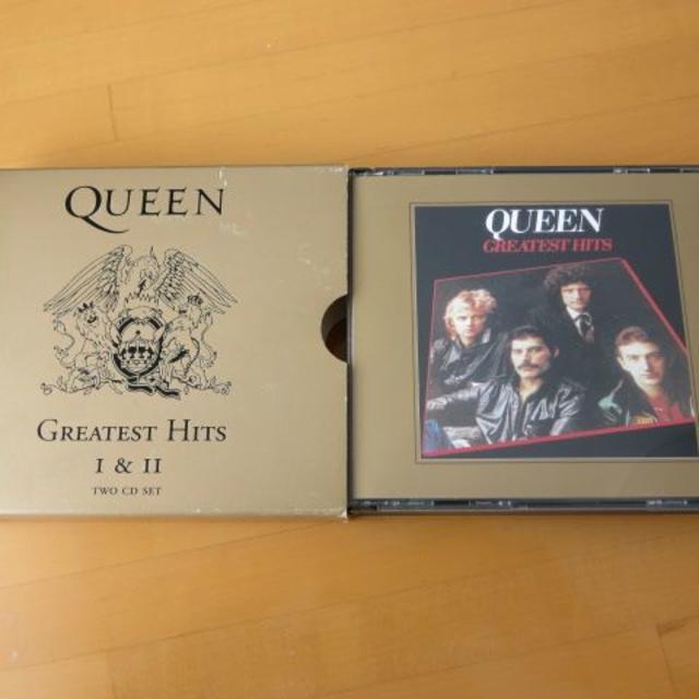 QUEEN クイーン グレイテストヒッツ 1+2 全34曲 BOXケース付 エンタメ/ホビーのCD(ポップス/ロック(洋楽))の商品写真