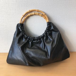 コムデギャルソン(COMME des GARCONS)の専用 コムデギャルソン バンブー ハンドル レザー バッグ(ハンドバッグ)