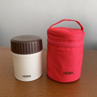 サーモス(THERMOS)のスープジャーと専用カバー(弁当用品)