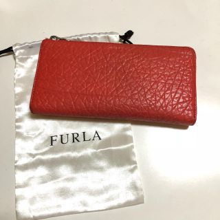 フルラ(Furla)のフルラ 長財布 L字ファスナー オレンジ(財布)