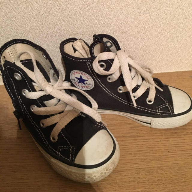 CONVERSE(コンバース)のコンバース 黒 16センチ キッズ/ベビー/マタニティのキッズ靴/シューズ(15cm~)(スニーカー)の商品写真