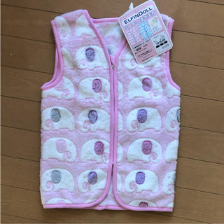 ニシマツヤ(西松屋)のスリーパー ベスト かいまき毛布 3歳まで使える 女の子 ピンク 新品(パジャマ)