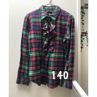 ラルフローレン(Ralph Lauren)のラルフローレン  チェックシャツ  140(ブラウス)